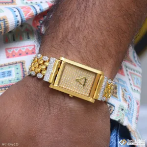 1 Gram Gold Plated Awesome Design Watch for Men - Style A225