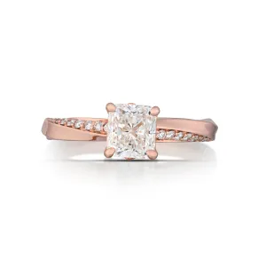1.02 Carat Radiant Cut Diamond Ring