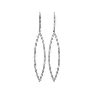 14K GOLD DIAMOND CARA EARRINGS