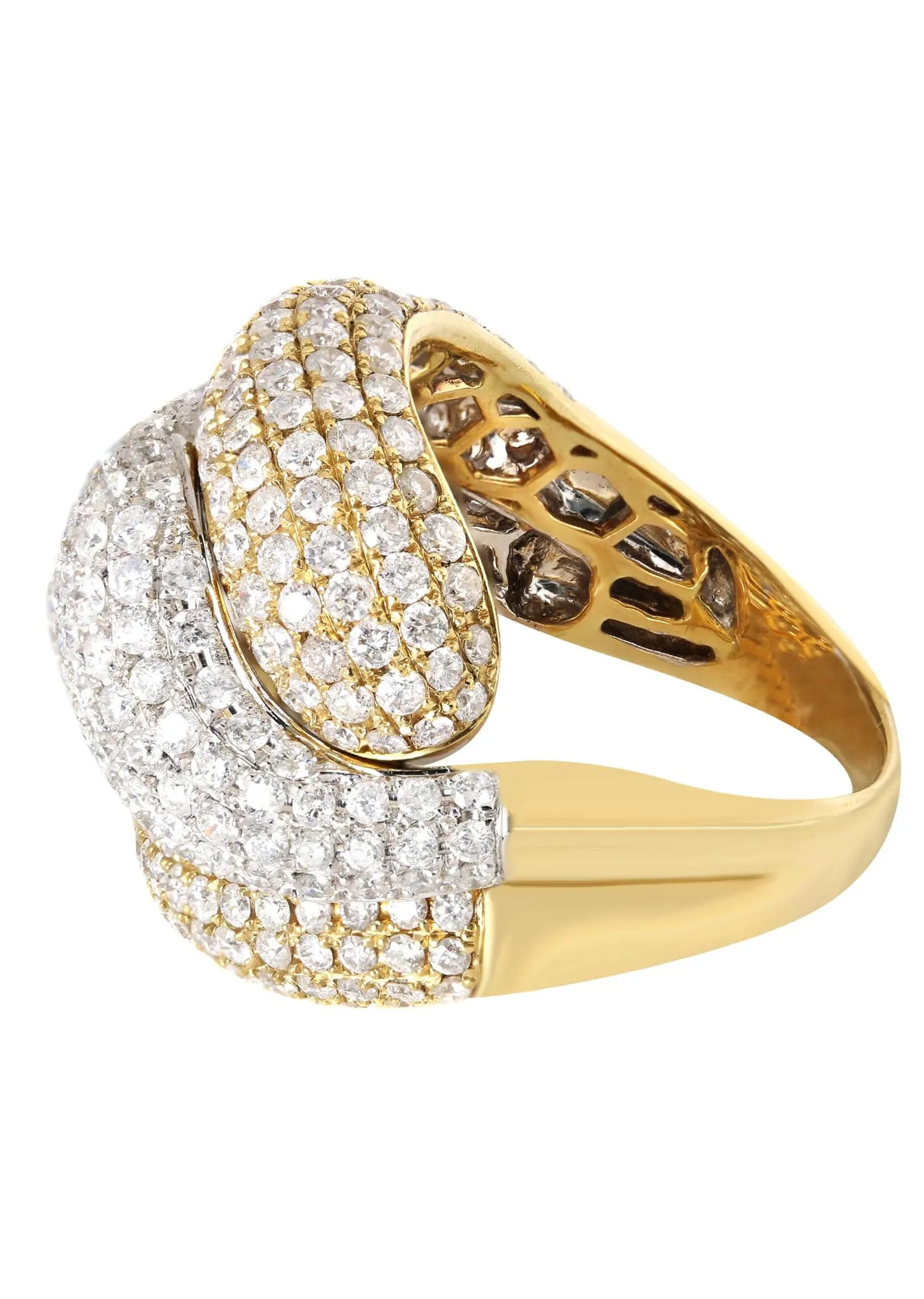 14K Ladies Diamond Cocktail Ring | 5.18 Carats | 13.3 Grams