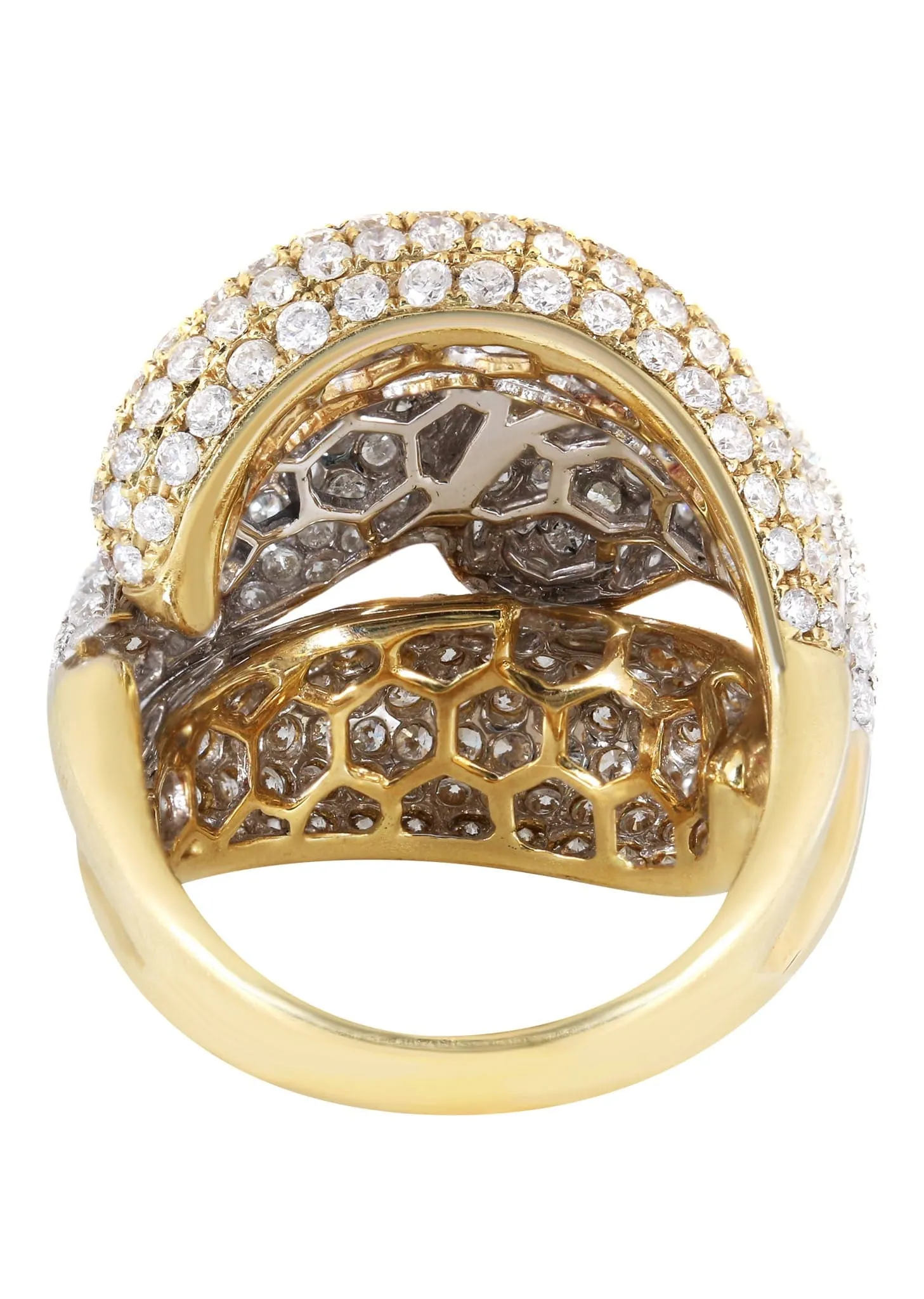 14K Ladies Diamond Cocktail Ring | 5.18 Carats | 13.3 Grams
