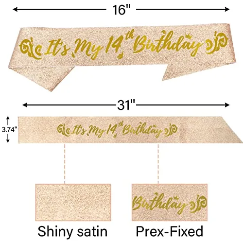 14th Birthday Decorations for Girls 14th Birthday Gifts for Girls