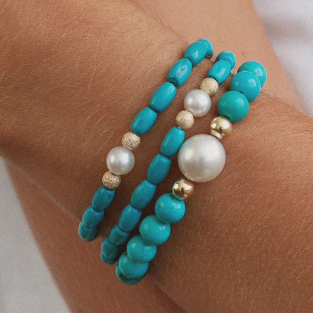 4 Pearl Bead Bracelet