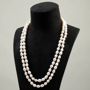 54" Genuine Cultured Freshwater 8-10 mm Necklace