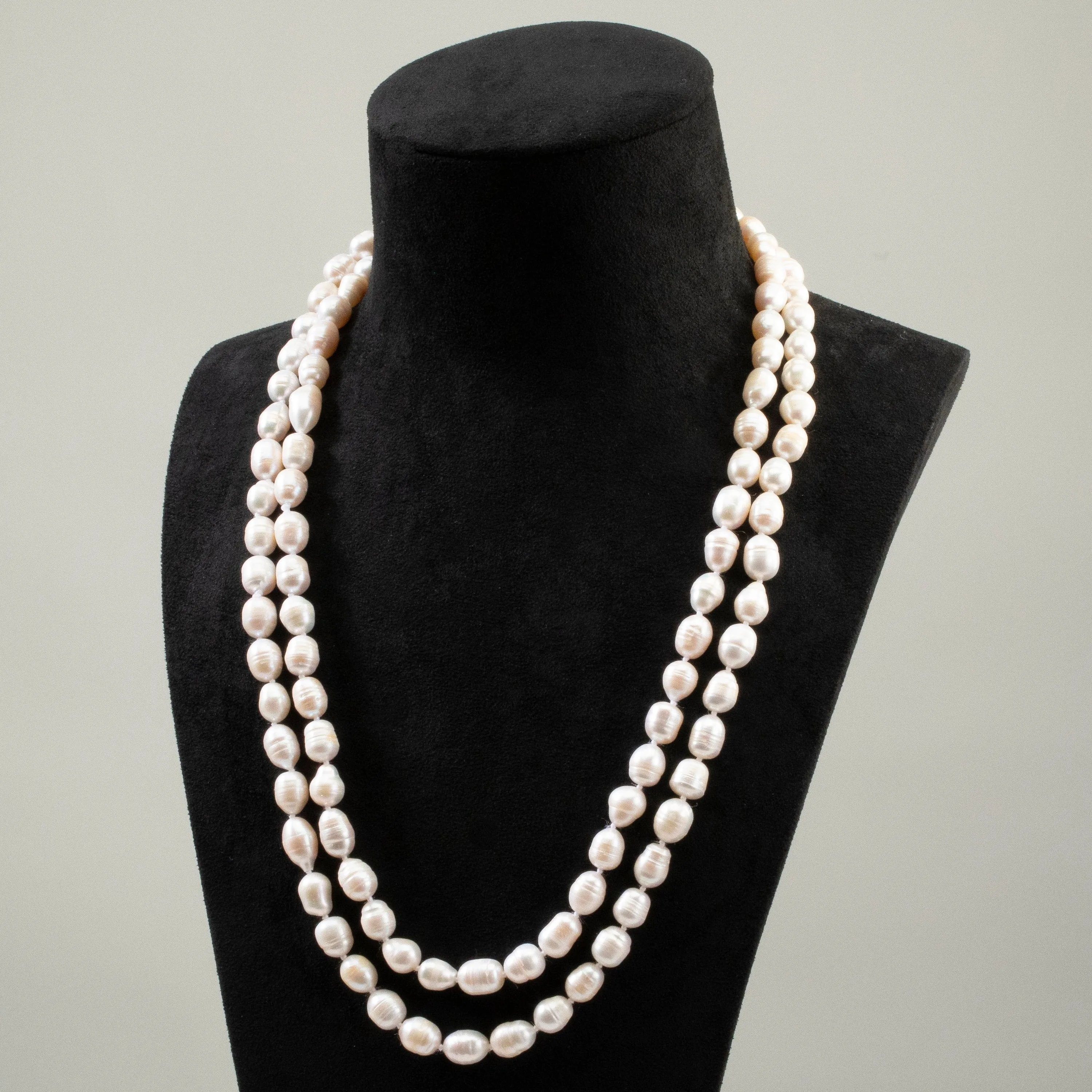 54" Genuine Cultured Freshwater 8-10 mm Necklace