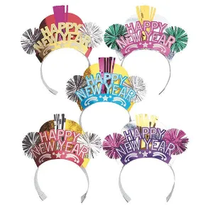 Assorted New Year's Fancy Glitter Tiara