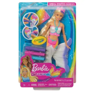 Barbie Dreamtopia Crayola Colour Magic Mermaid Doll