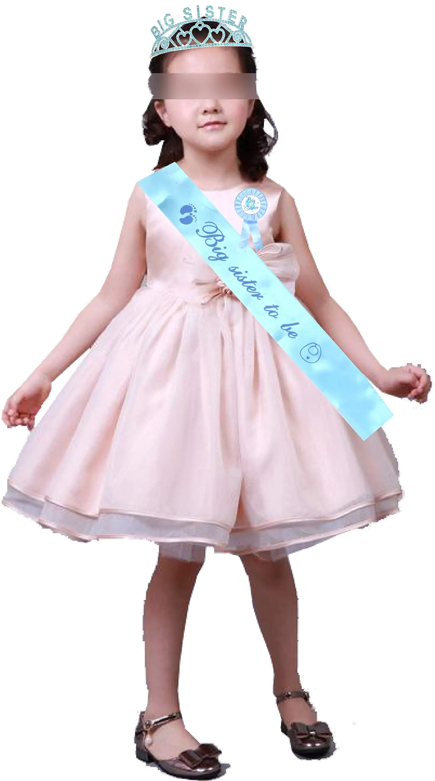 Big Sister Big Sister Crown Sash and Pin, I am going to be Big Sister, Daughter Get
