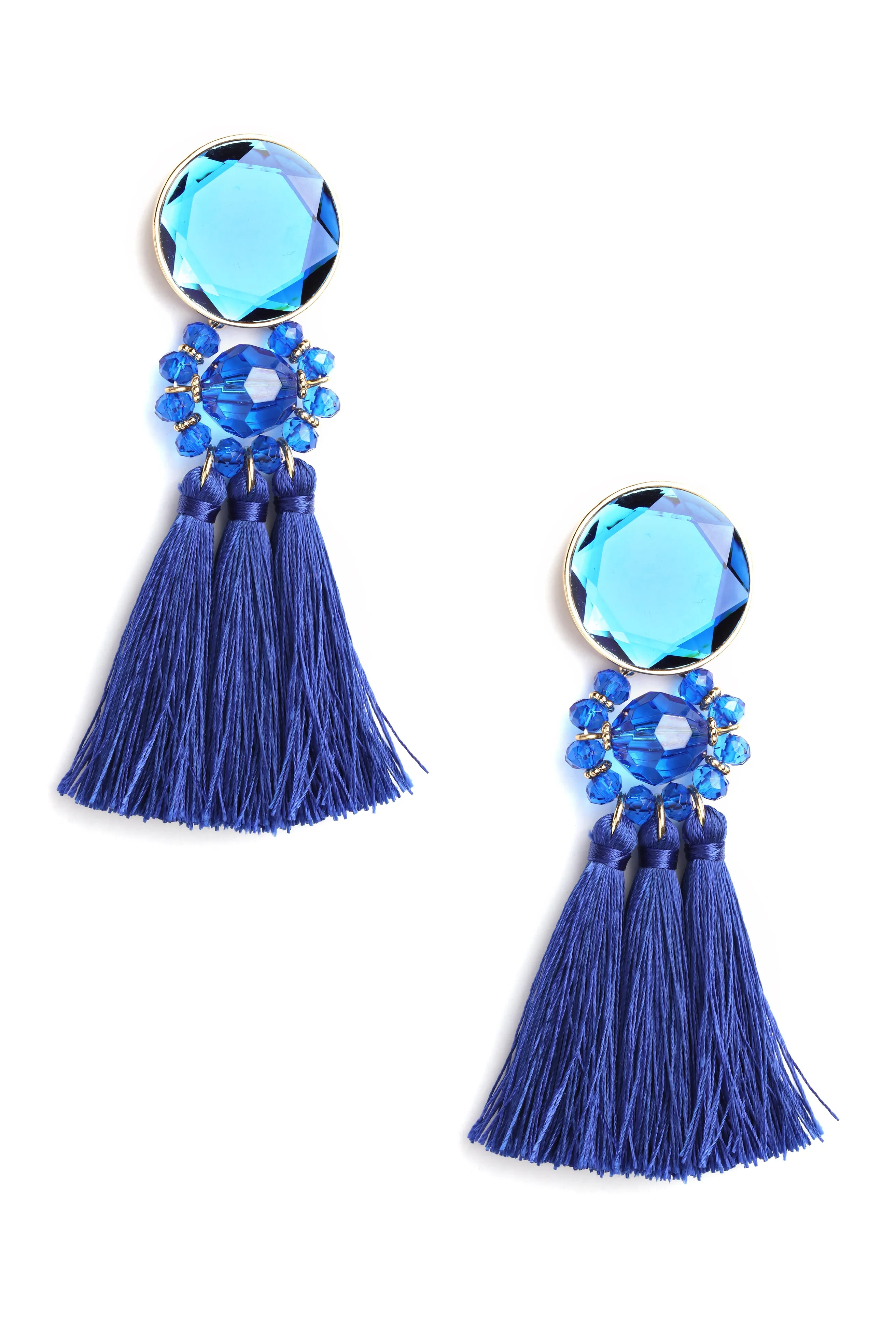 Blingy Earrings - Royal