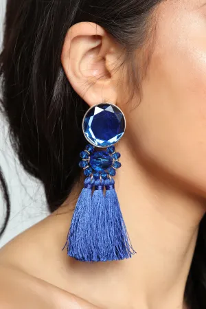 Blingy Earrings - Royal