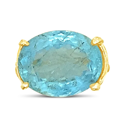 Blue Topaz Vine Ring
