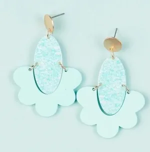 Blue Wallace Earring