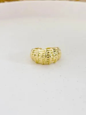 Bombe Raffia Ring