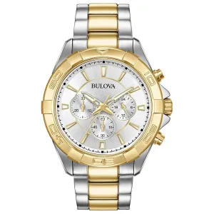 Bulova Men's Classic 42mm Quartz Watch Chronograph 98A221