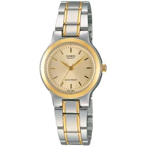 Casio Ladies' Classic Series Two-tone Stainless Steel Band Watch LTP1131G-9A LTP-1131G-9A