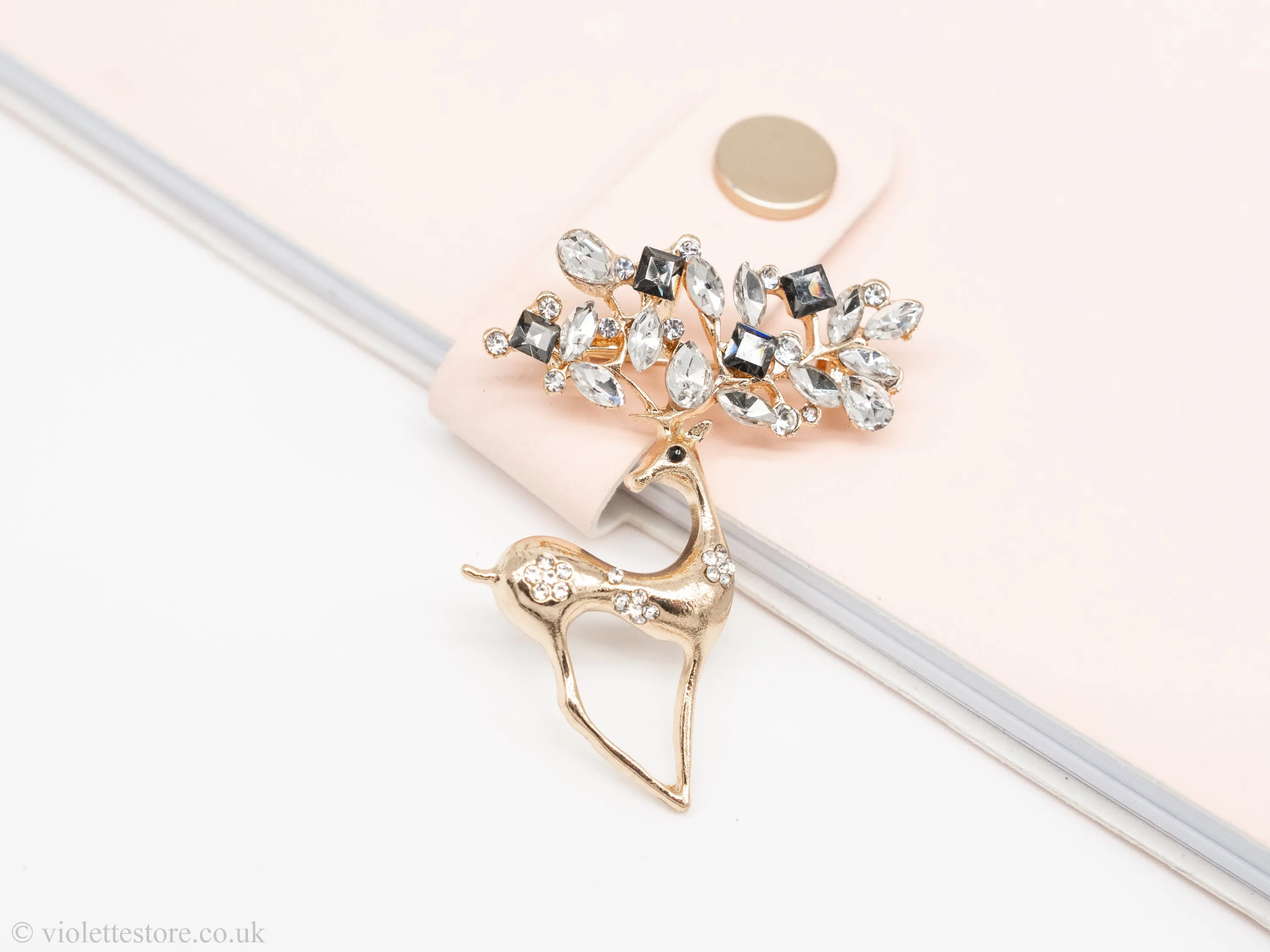 Christmas Deer Brooch