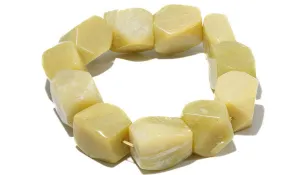 Chunky Lime Chrysoprase Natural Gemstone Bracelet