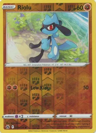 [Collector Troves] Pokemon Sword & Shield Crown Zenith Riolu Card