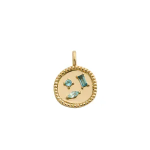 CREATIVITY REIGNS BLUE TOPAZ CHARM