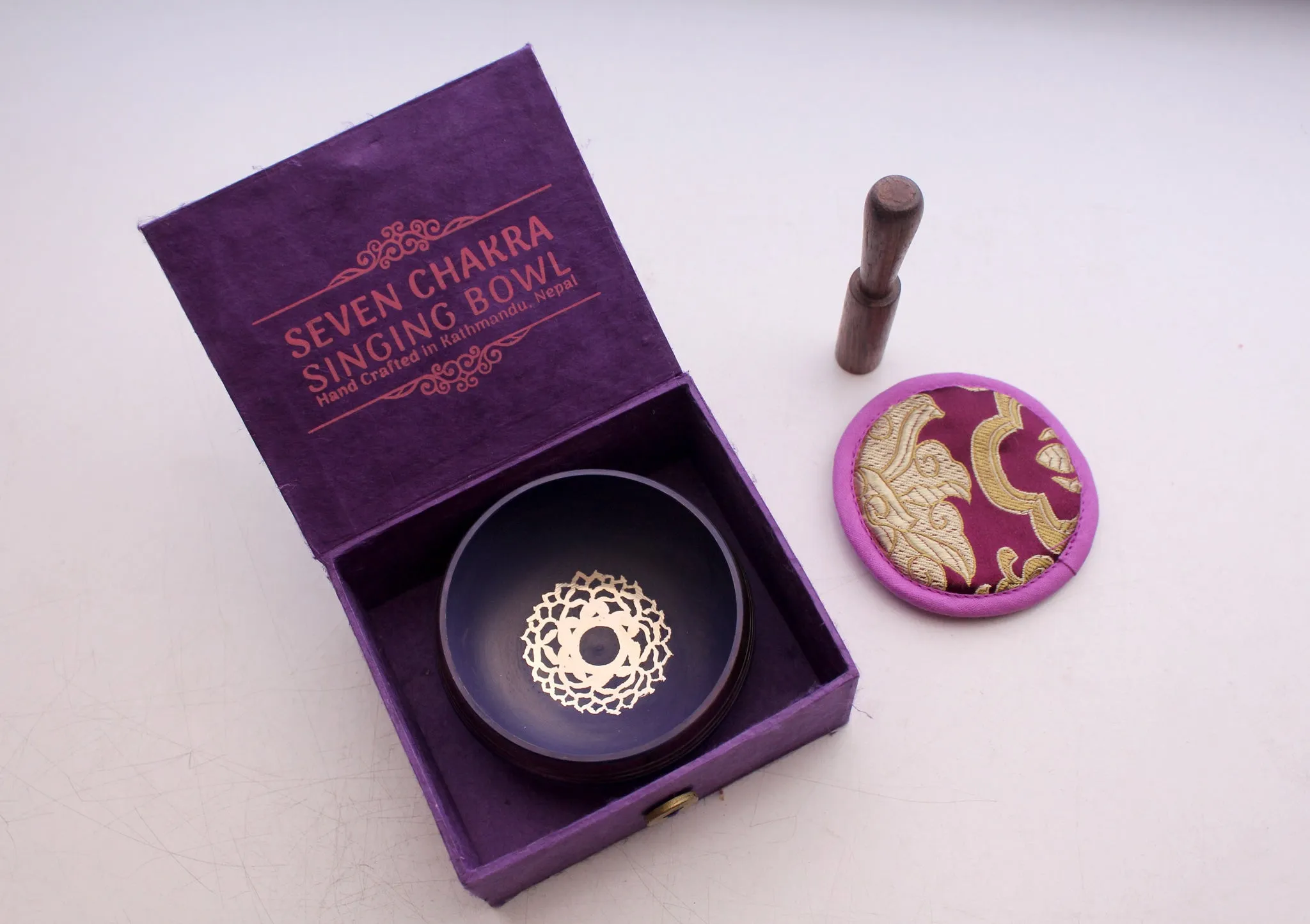 Crown Chakra Singing Bowl Gift Set