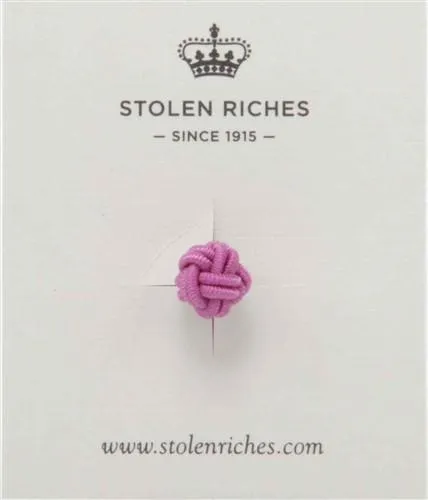 Crown Lapel Pin - Happiest Orange with Poona Pink