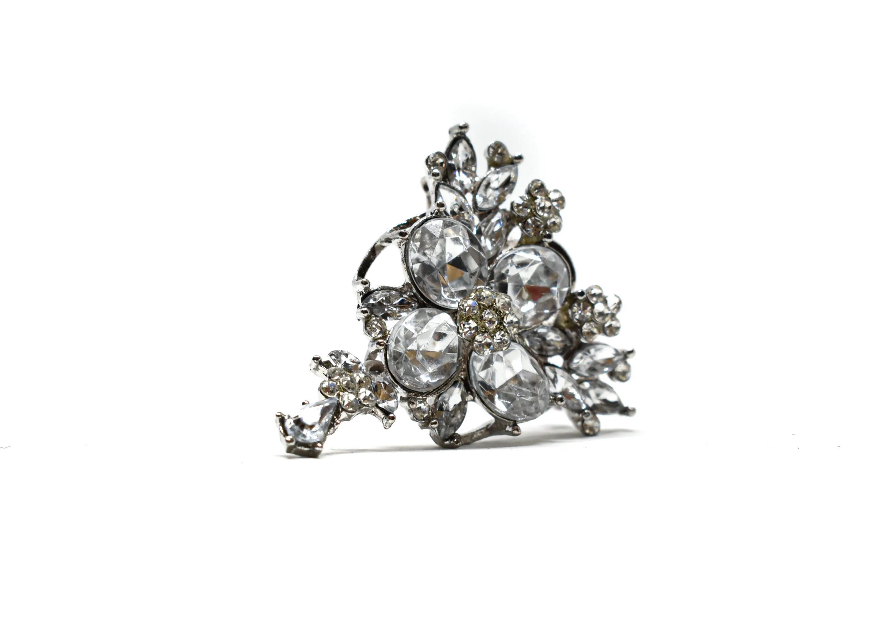 Crystal Rhinestone Unique-Shaped Brooch