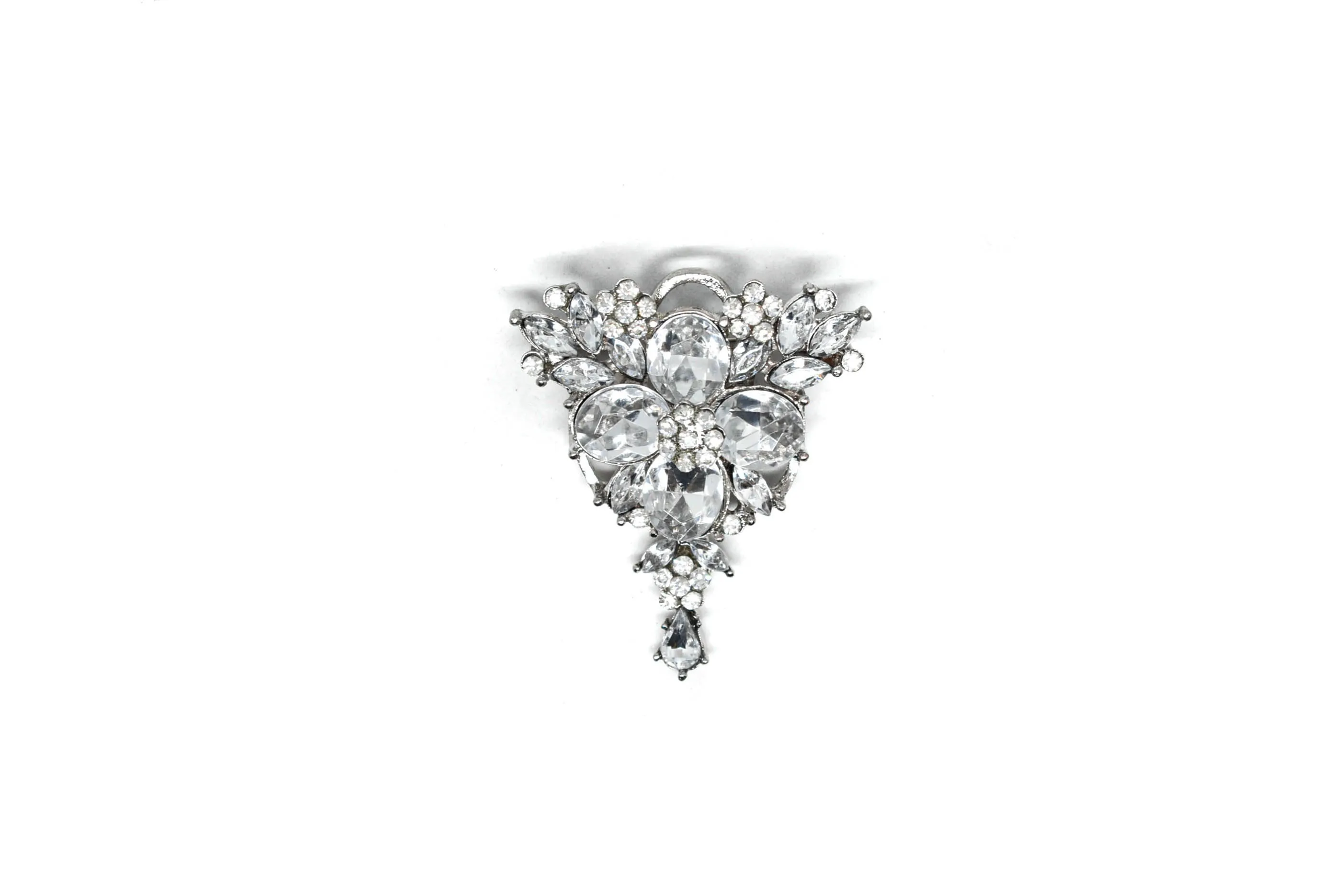 Crystal Rhinestone Unique-Shaped Brooch