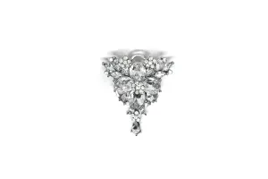 Crystal Rhinestone Unique-Shaped Brooch