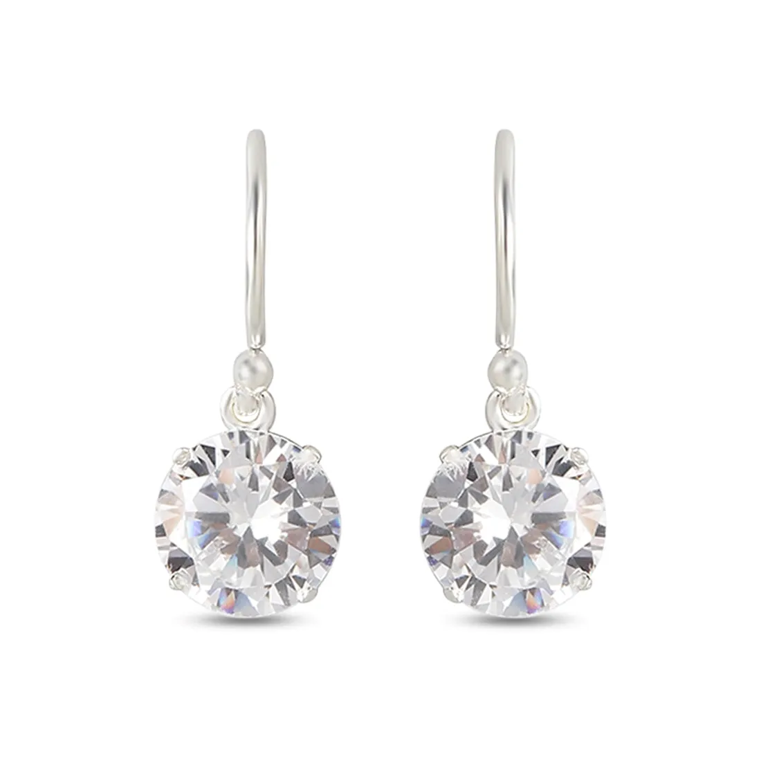 Deluxe Snowy 925 Silver Earrings