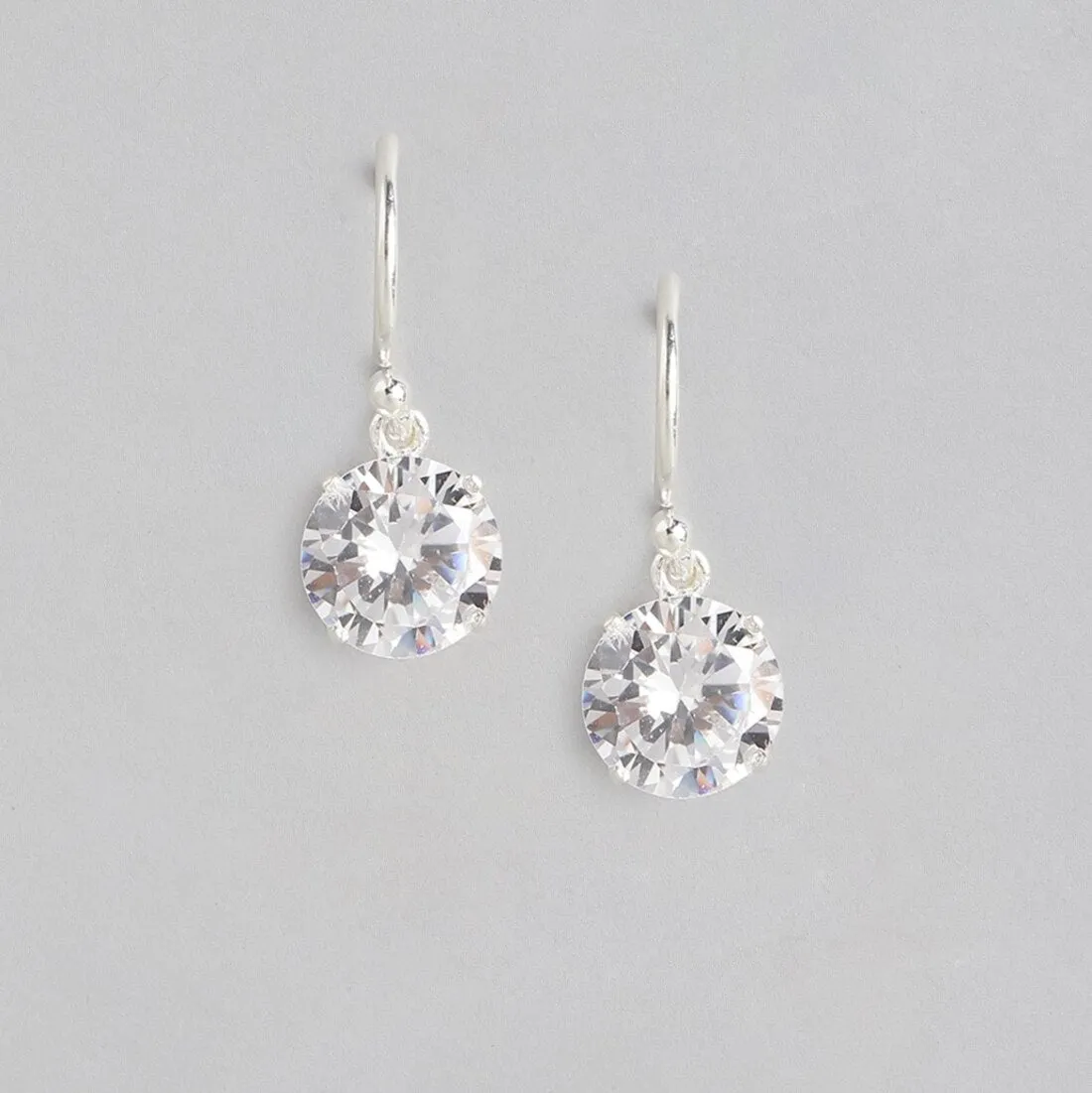 Deluxe Snowy 925 Silver Earrings