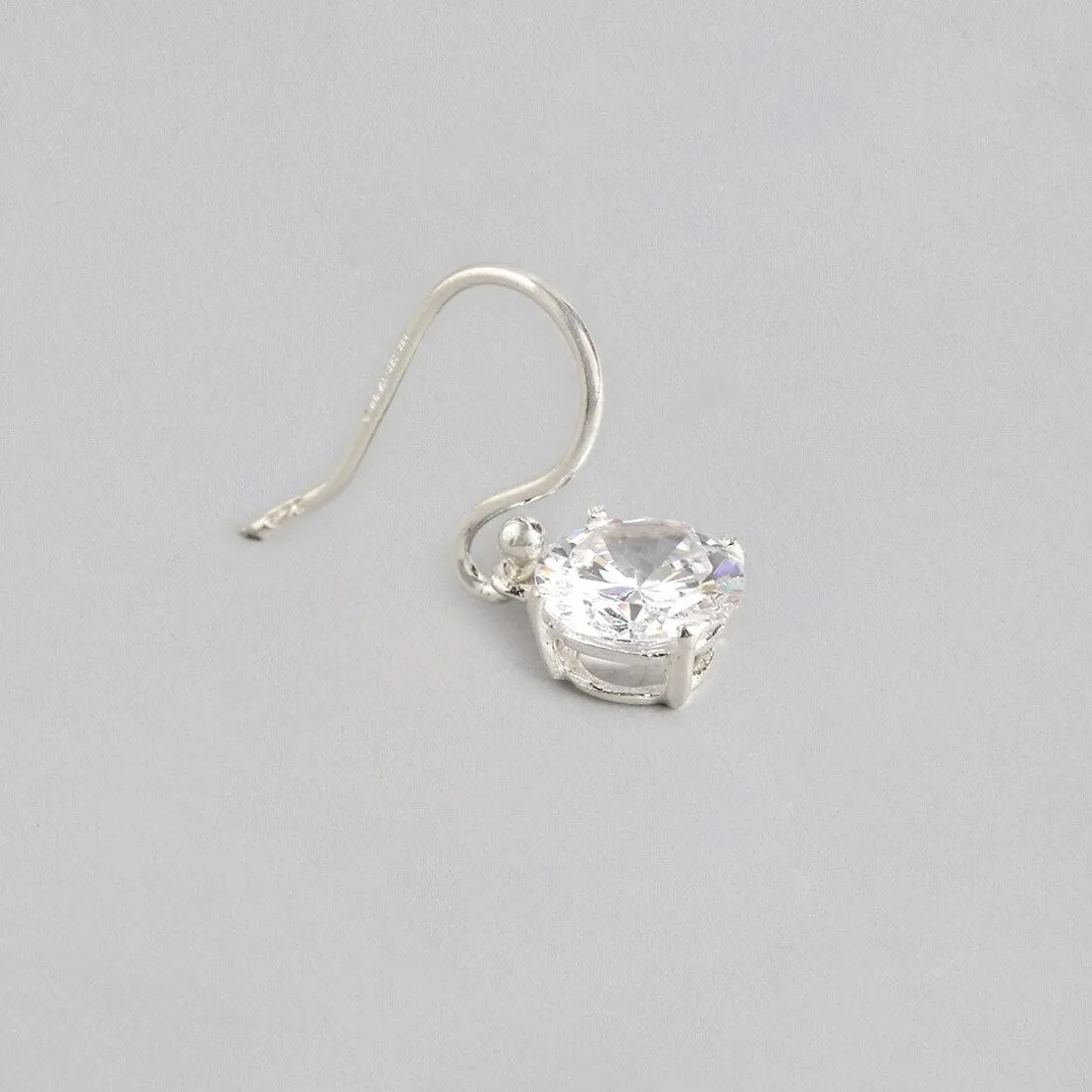 Deluxe Snowy 925 Silver Earrings