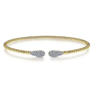 Diamond Teardrop Bangle Bracelet
