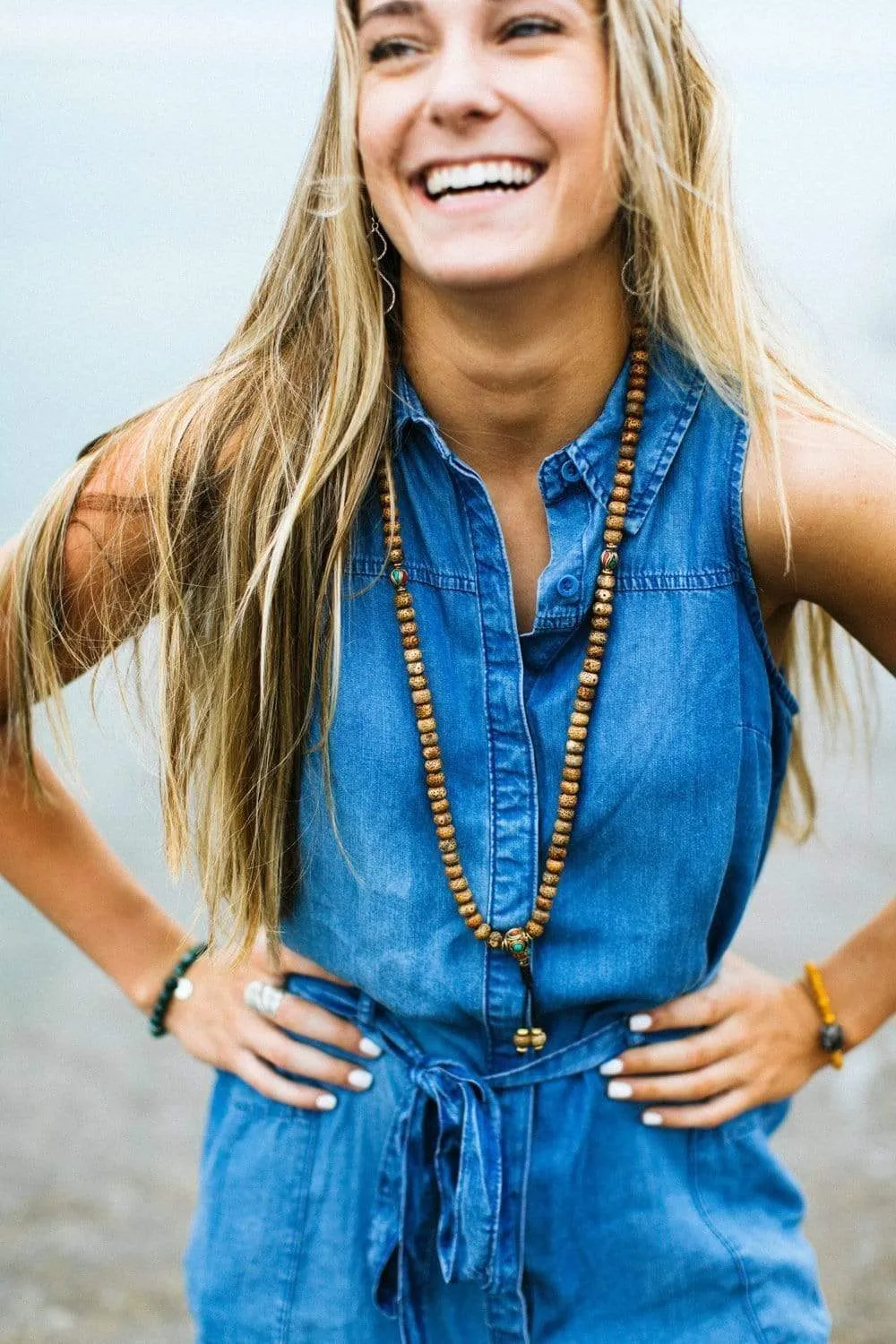 Divine Rebirth Lotus Seed Mala & Bracelet Set