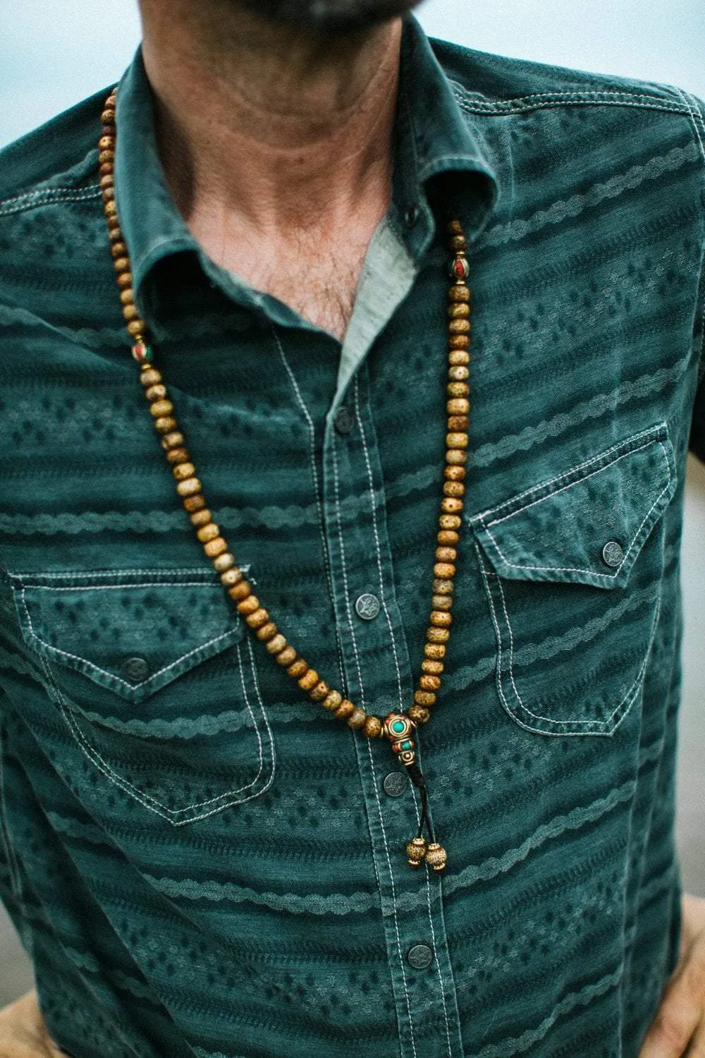 Divine Rebirth Lotus Seed Mala & Bracelet Set