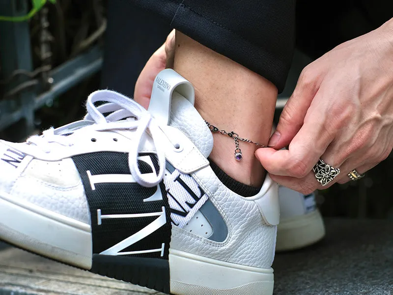 Drop Stone Anklet
