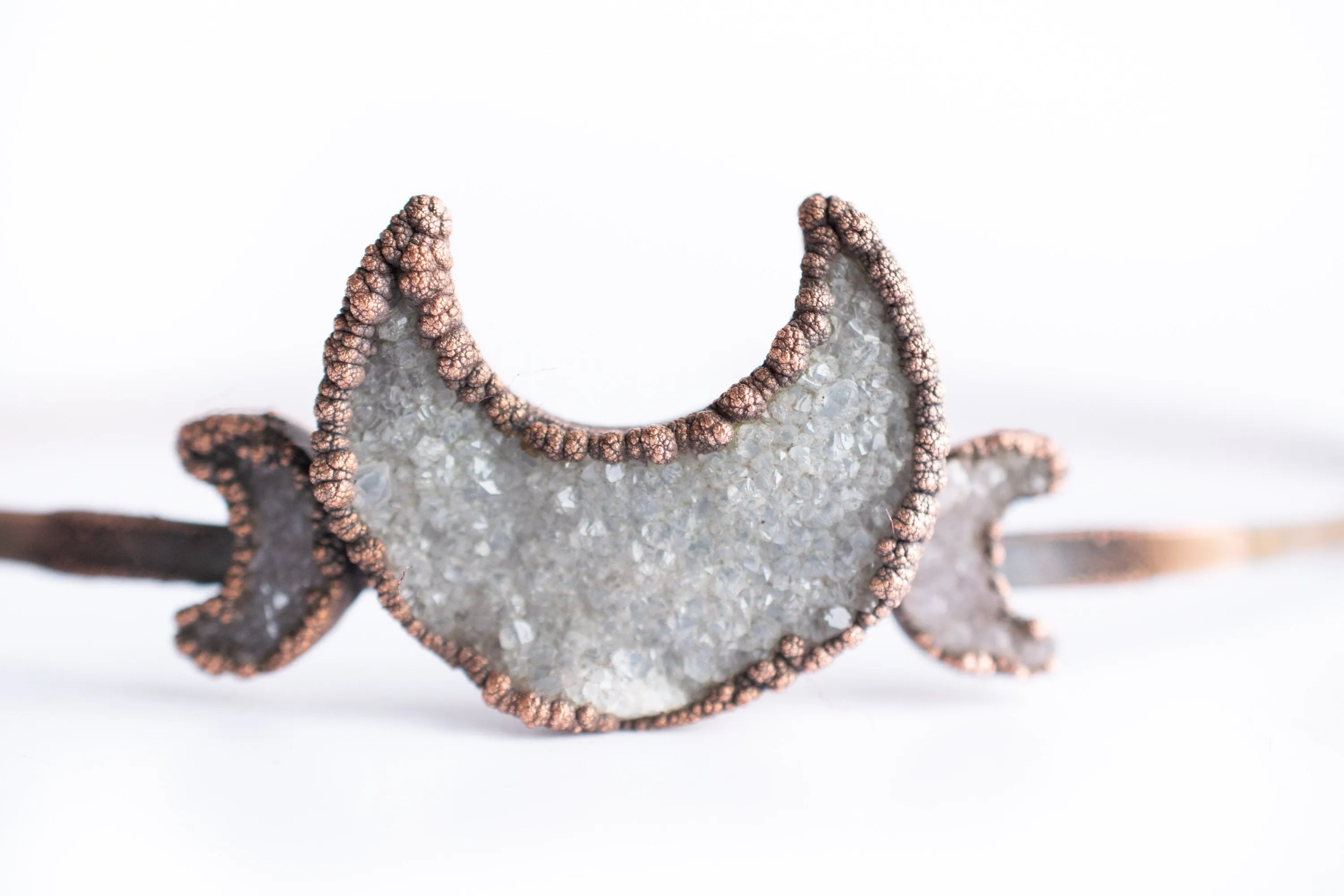 Druzy Moon Tiara | Druzy Crystal Crown