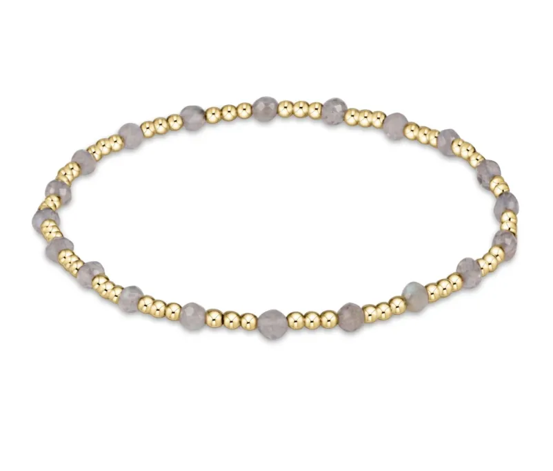 E Newton Sincerity Pattern Bead Bracelet - Gemstone