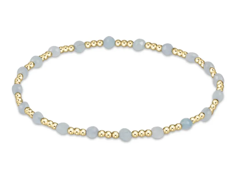 E Newton Sincerity Pattern Bead Bracelet - Gemstone