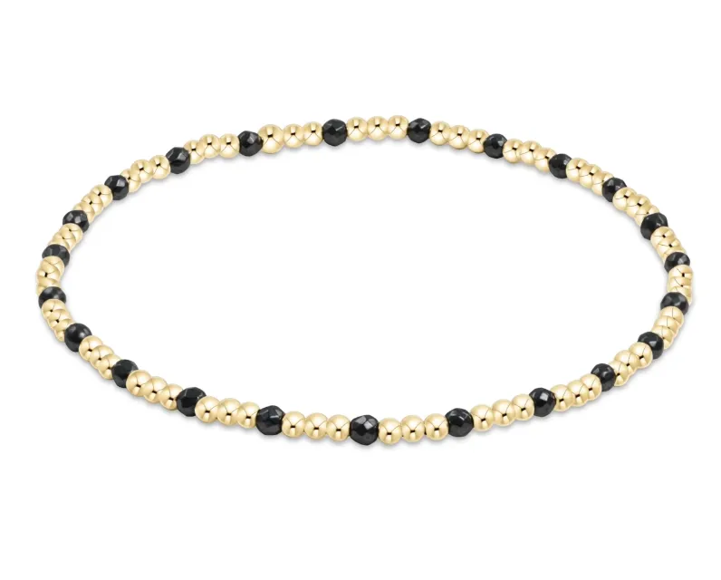 E Newton Sincerity Pattern Bead Bracelet - Gemstone