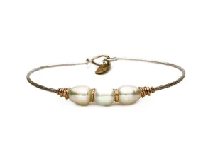 Earth Grace Trinity Pearl Bracelet