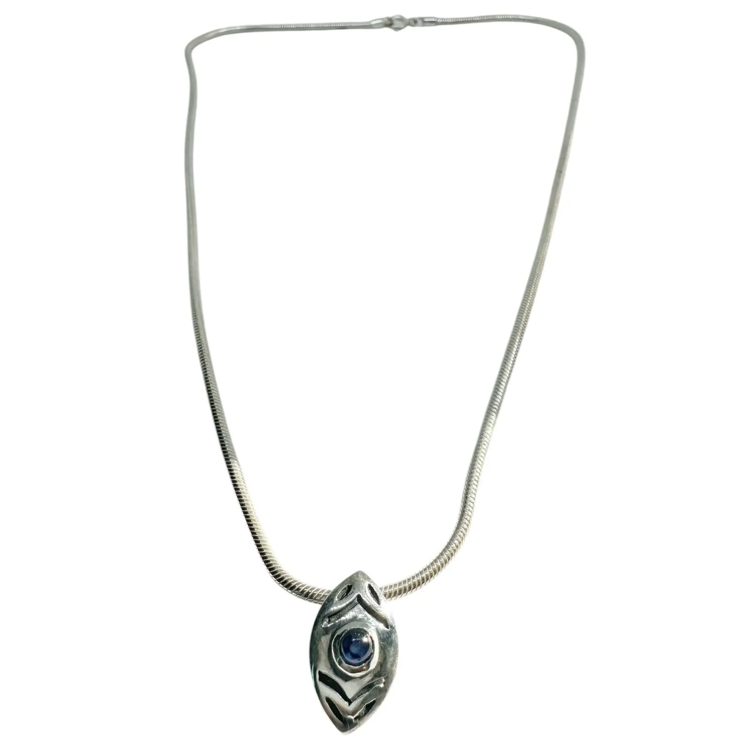Eclipse Eye Sapphire Pendant