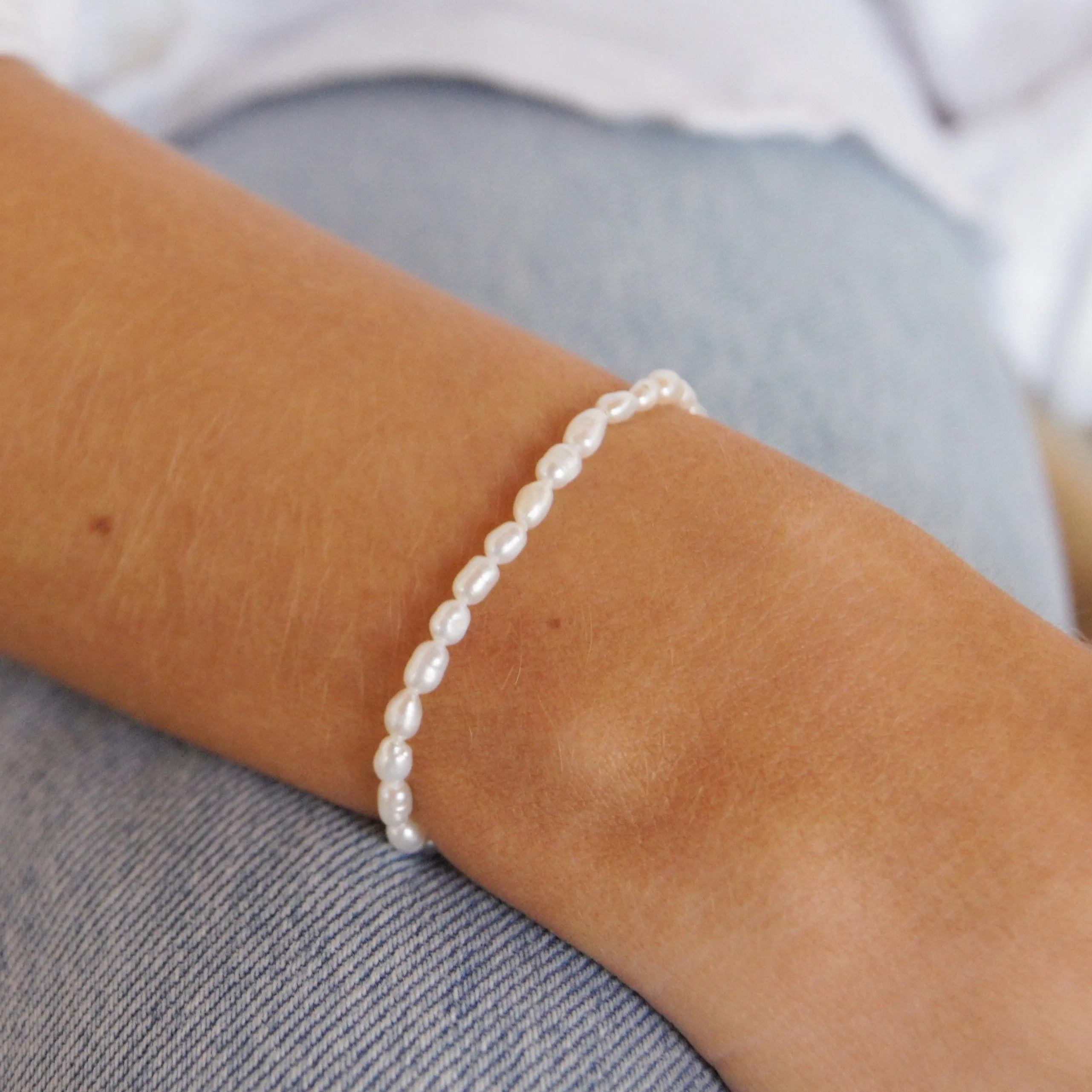 Eden Pearl Bracelet Silver