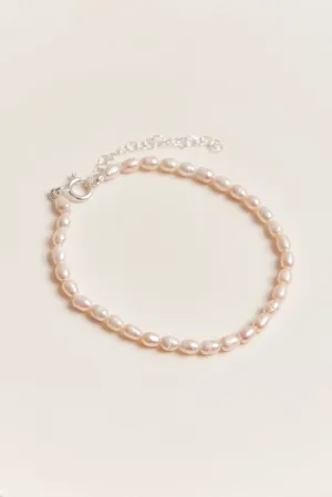 Eden Pearl Bracelet Silver