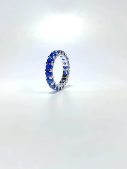 Eternity Ring Wedding Ring Band New Women's Fashion Luxury Fine Jewelry Round Cocktail Rings KESLEY