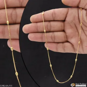 Exclusive Design Gold Plated Ball Chain for Ladies - Style A511
