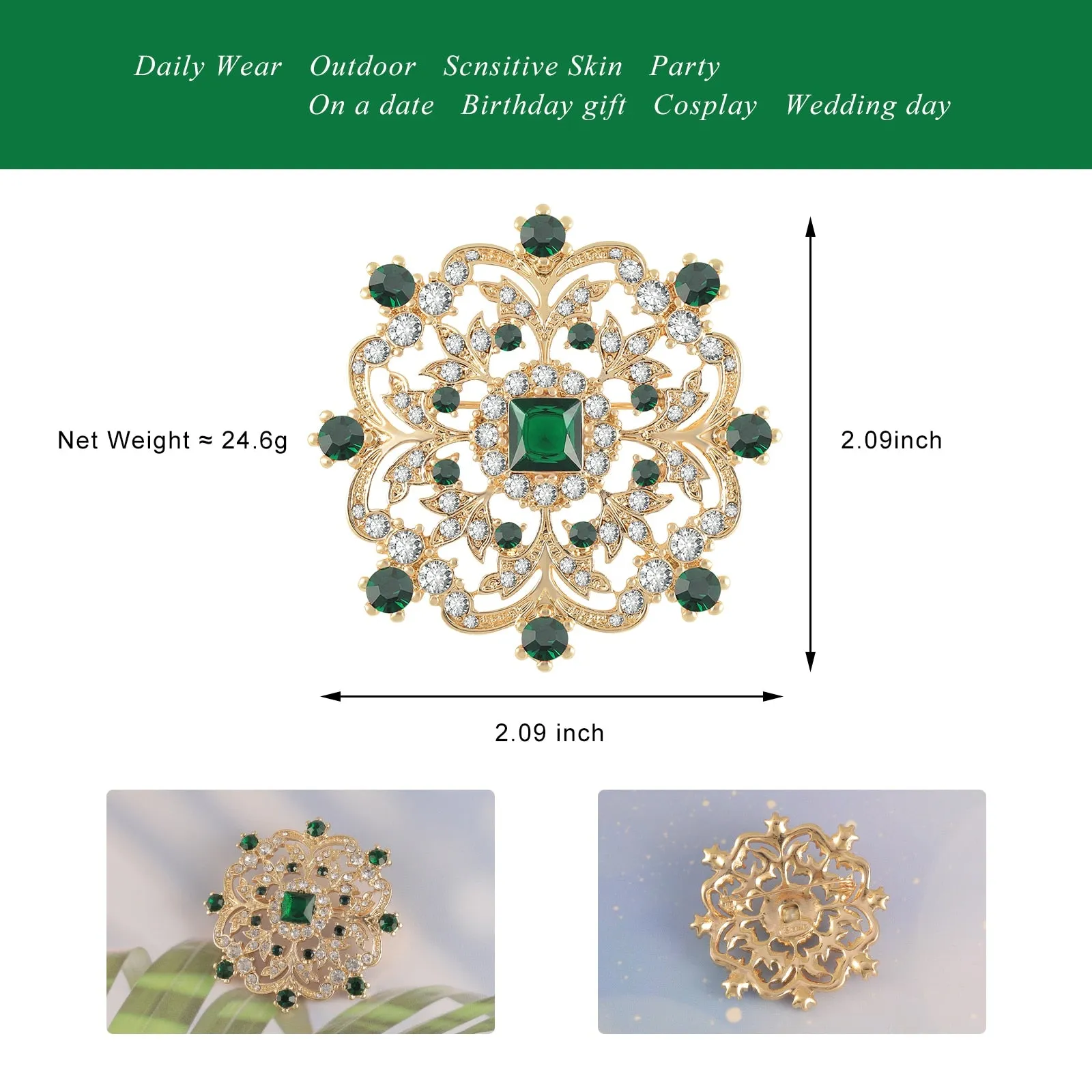 Fashion Custom Elegance Brooch
