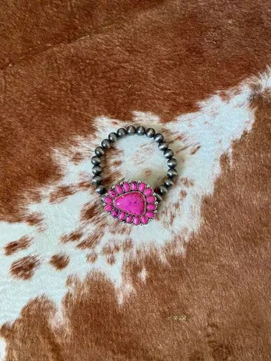 Fuchsia Pink Bracelet