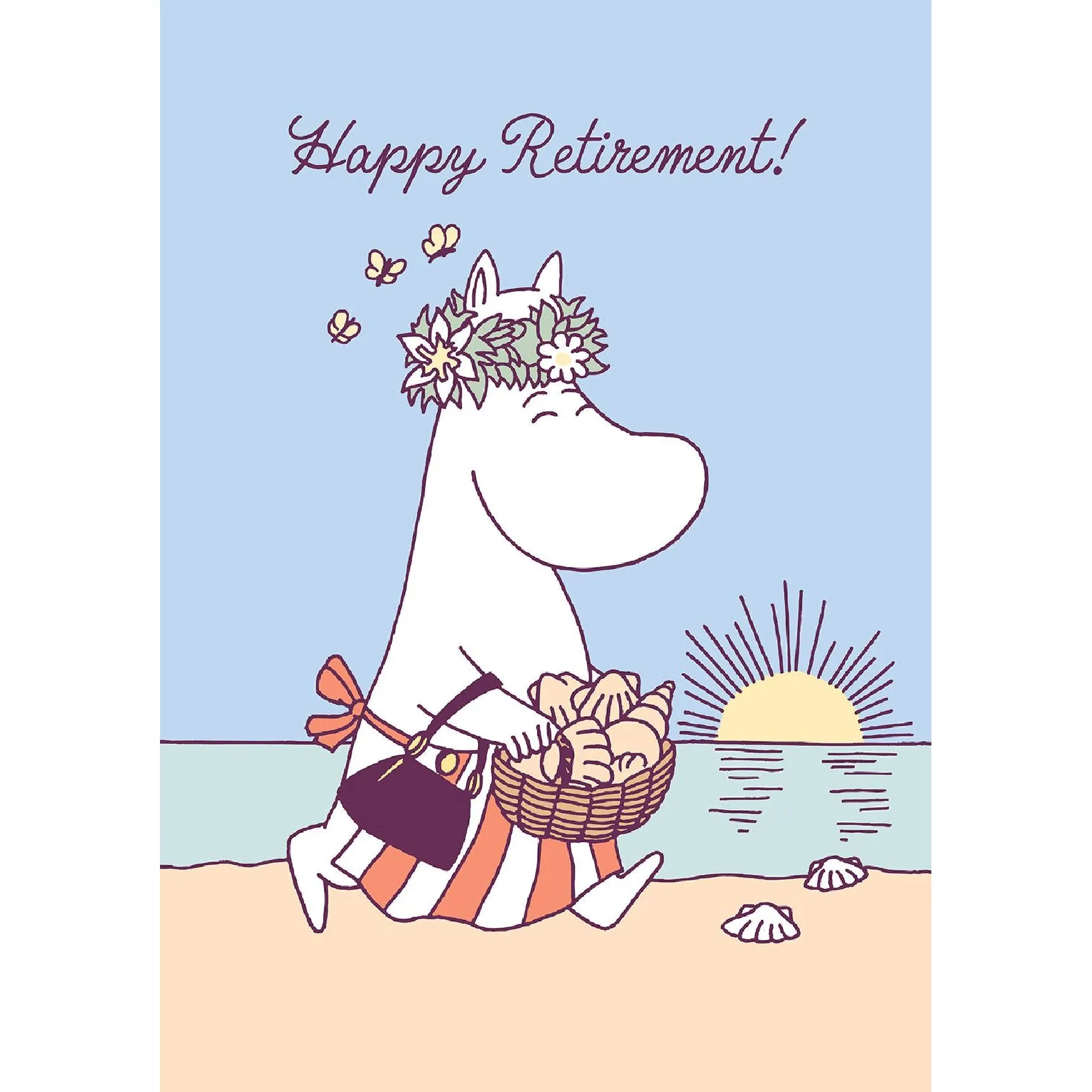 Greeting Card Happy Retirement! Moominmamma