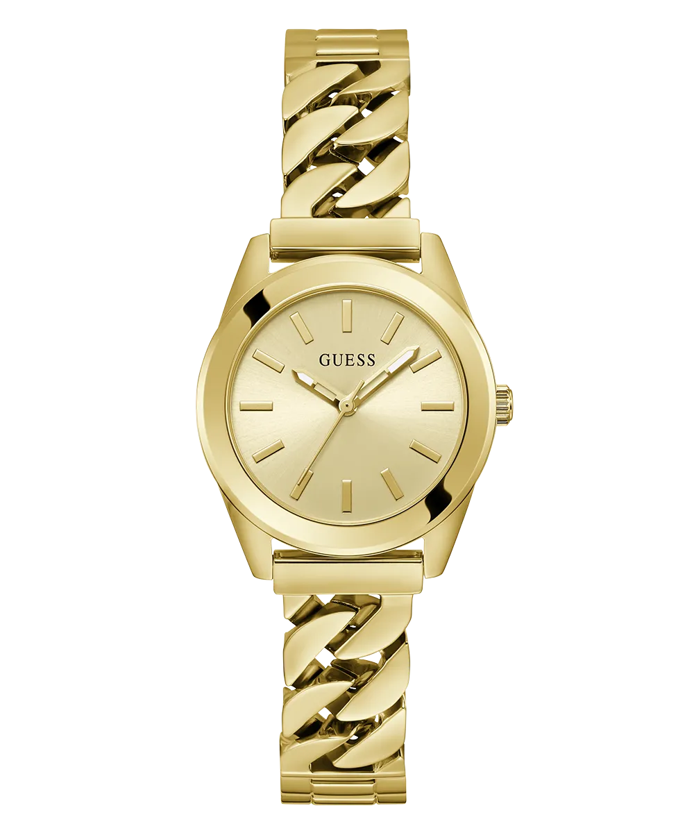 GUESS Ladies Gold Tone Analog Watch