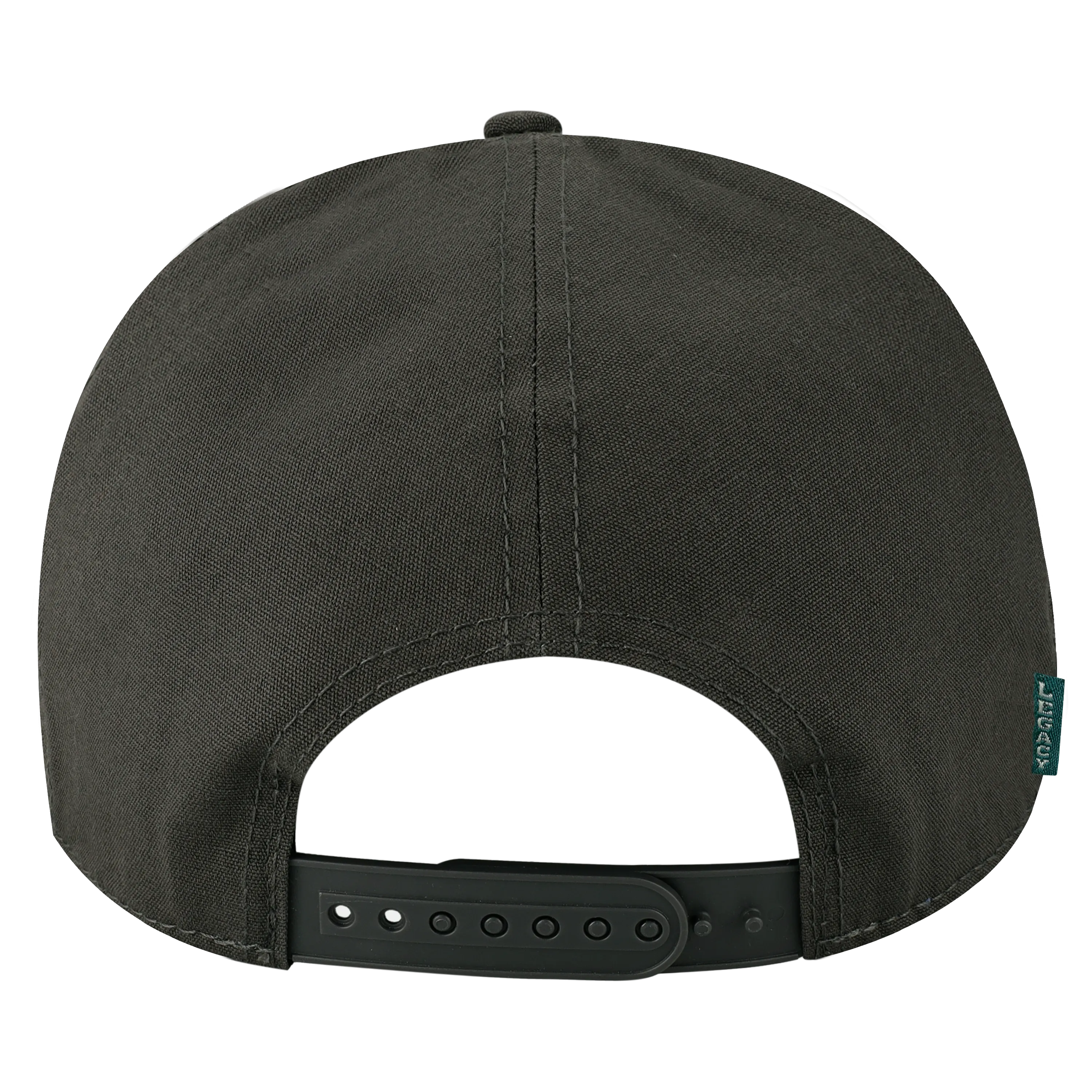 H7FB Hopback 7-Panel Flat Brim Solid Hat